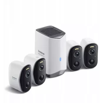 Lauko apsaugos kamerų rinkinys Baseus Security N1 Plus 2K — 4 kameros