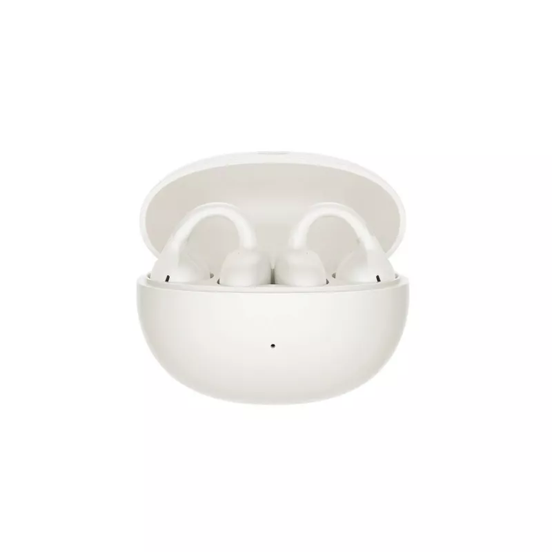Atviros ausies belaidės ausinės Baseus BC1 Bluetooth 6.0 su įkrovimo dėklu, baltos
