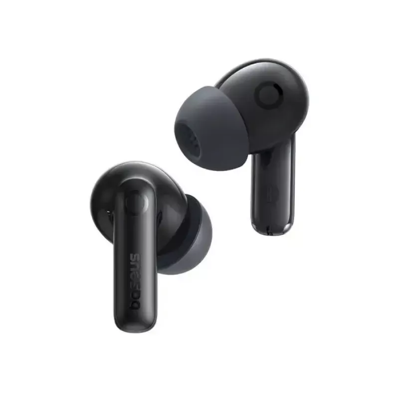 Baseus Bass BP1 True Wireless Stereo (TWS) in-ear Bluetooth ausinės, juodos – skambučiams ir muzikai