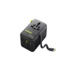 Charger Baseus EnerCore CG11 — Vidinis kintamosios srovės greitasis įkroviklis, 2x USB‑C, 1 m laidas, juodas