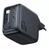 Įkroviklis Baseus EnerCore CJ11 Fast Charger 3C 67W — 3× USB-C, kintamosios srovės įvestis, juodas
