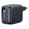 Įkroviklis Baseus EnerCore CJ11 Fast Charger 3C 67W — 3× USB-C, kintamosios srovės įvestis, juodas