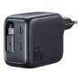 Įkroviklis Baseus EnerCore CJ11 Fast Charger 3C 67W — 3× USB-C, kintamosios srovės įvestis, juodas