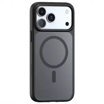 Apsauginis telefono dėklas Torras Guardian Magnetic Series, skirtas iPhone 17 Pro, suderinamas su MagSafe, plonas, juodas