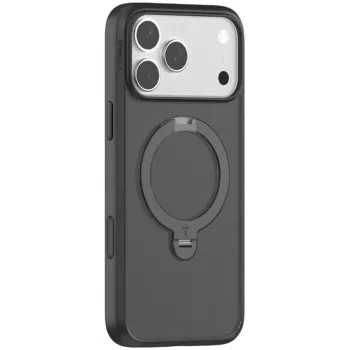 Telefono dėklas Torras, skirtas iPhone 17 Pro — SPIN SERIES, juodas, modelis X00FX2391