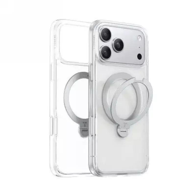 Apsauginis permatomas dėklas Torras, skirtas iPhone 17 Pro — Spin Series plonas, lengvas skaidrus dangtelis