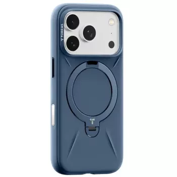 Torras Softune serijos telefono dėklas, skirtas „iPhone 17 Pro Max“, tamsiai mėlynas