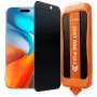 Privatumo ekrano apsauginė plėvelė Torras INSTALL MASTER, skirta „iPhone 17 Pro“ – juoda