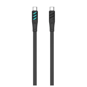 Havit CB6254 USB Type C į USB Type C įkrovimo laidas 1 m juodas