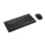 Klaviatūros ir pelės rinkinys Rapoo 8000M Universal Bluetooth QWERTZ vokiška juoda