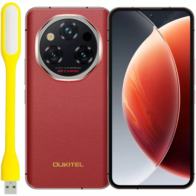 Išmanusis telefonas Oukitel WP210 6,7 colio 12 GB 512 GB 8800 mAh raudonas