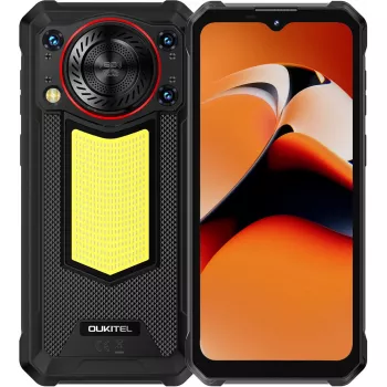 Patikimas išmanusis telefonas Oukitel WP53 — 128GB atminties, 8GB RAM, juodas
