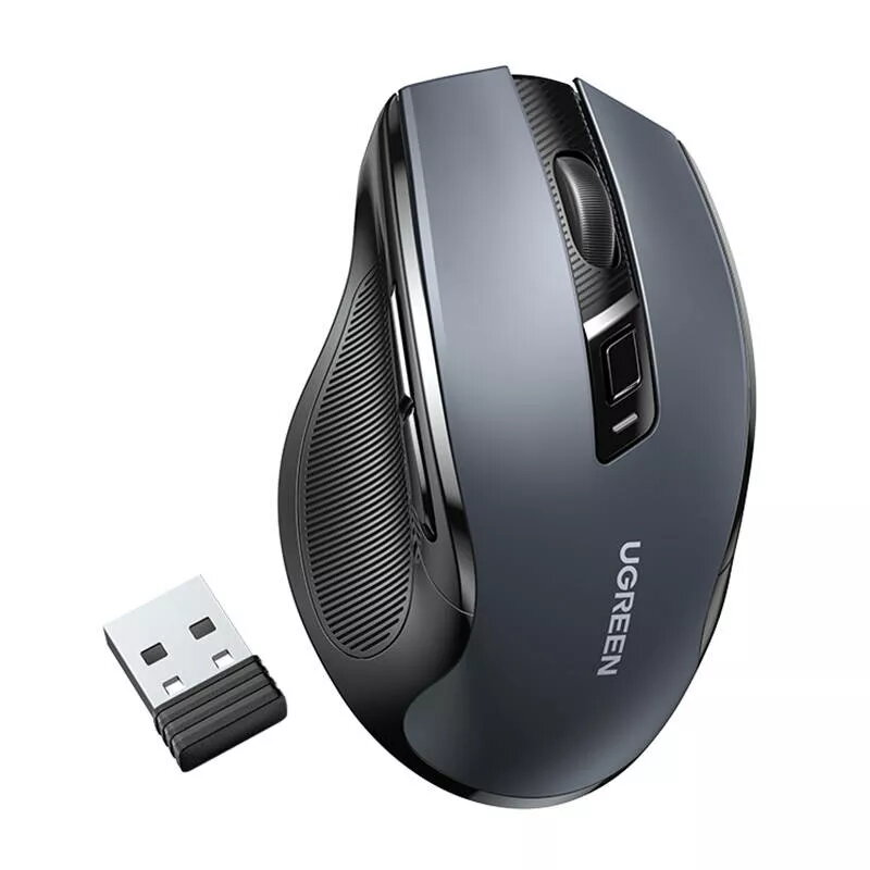 Pelė Ugreen MU006 belaidė USB 2.4GHz 4000 DPI juoda