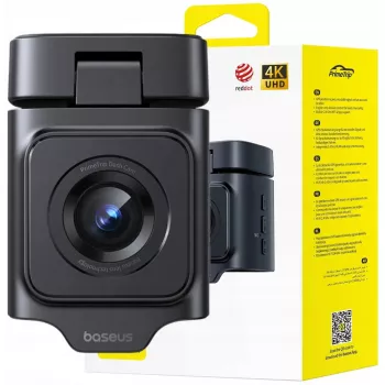Dash Cam Baseus PrimeTrip VD1 Pro — 4K, Super Capacity, juoda