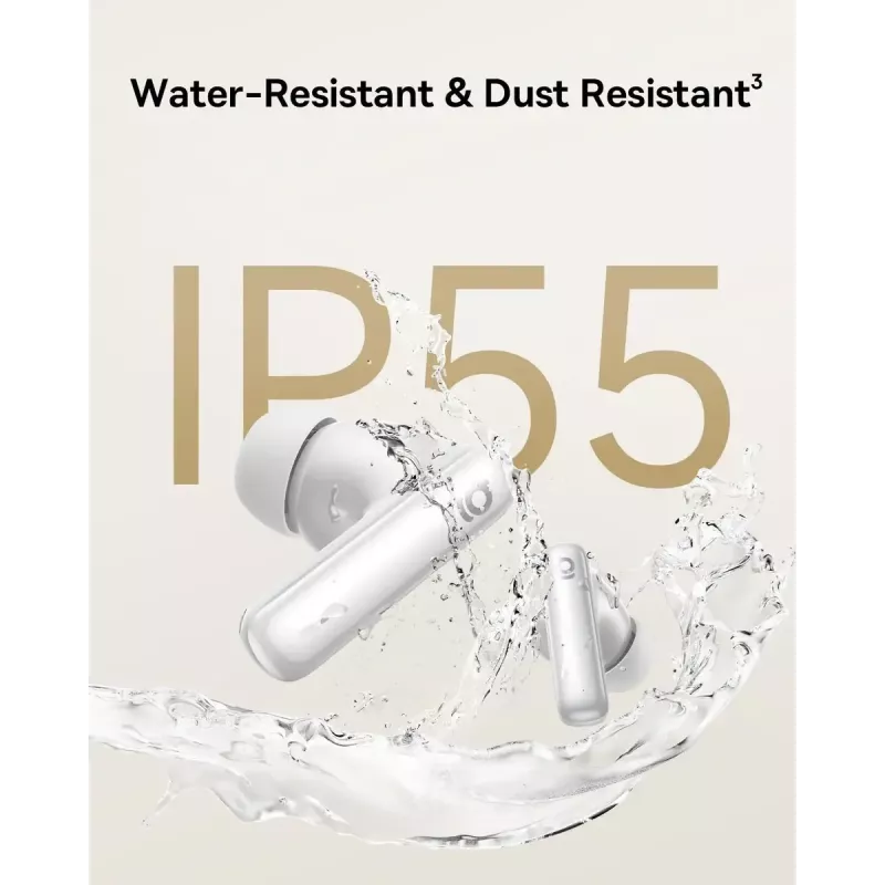 True Wireless Earbuds Baseus Bowie MP1 TWS Moon White – į ausis įdedamos Bluetooth stereo ausinės