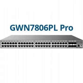 Valdomas L2++ Grandstream GWN 7806PL PRO AV PoE komutatorius – 48GE, 2 SFP+