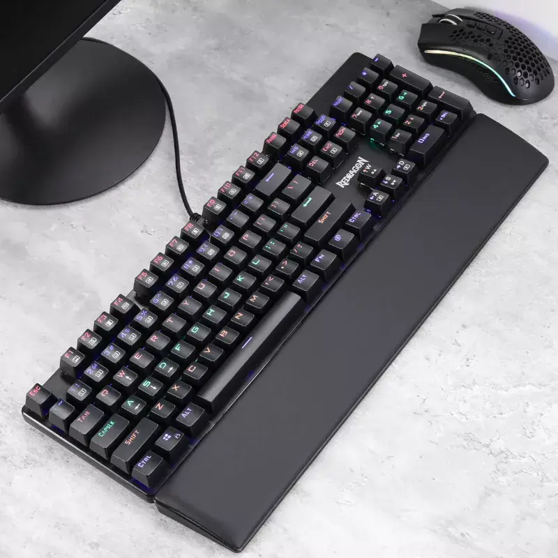 Riešo atrama REDRAGON METEOR S dirbtinė oda atminties putos juoda