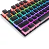 Mechaninių klavišų dangtelių rinkinys REDRAGON A130 PBT Doubleshot — juoda