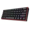 Klaviatūra REDRAGON FIZZ PRO K616-RGB B Žaidimų USB RF Belaidė Bluetooth QWERTY Juoda Raudona