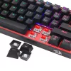 Klaviatūra REDRAGON FIZZ PRO K616-RGB B Žaidimų USB RF Belaidė Bluetooth QWERTY Juoda Raudona