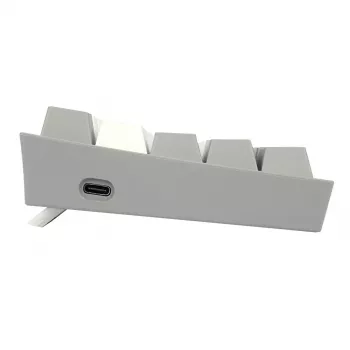 Mechaninė klaviatūra REDRAGON K617-RGB Fizz laidinė USB pilka balta