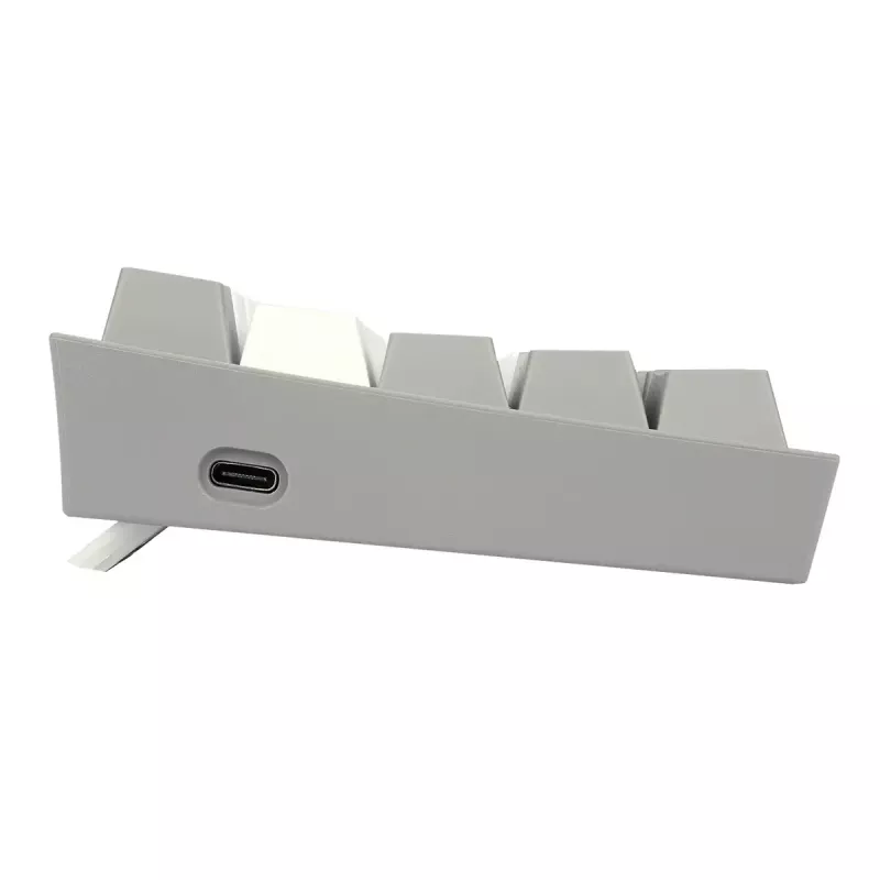 Mechaninė klaviatūra REDRAGON K617-RGB Fizz laidinė USB pilka balta