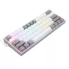 Mechaninė klaviatūra REDRAGON K617-RGB Fizz laidinė USB pilka balta