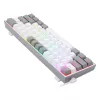 Mechaninė klaviatūra REDRAGON K617-RGB Fizz laidinė USB pilka balta
