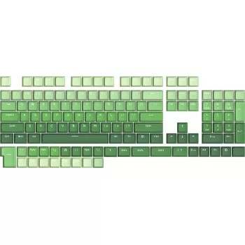 Mechaninė klaviatūra REDRAGON A140 Ombre Green RGB Backlit — laidinė žaidimų klaviatūra, pilno dydžio išdėstymas