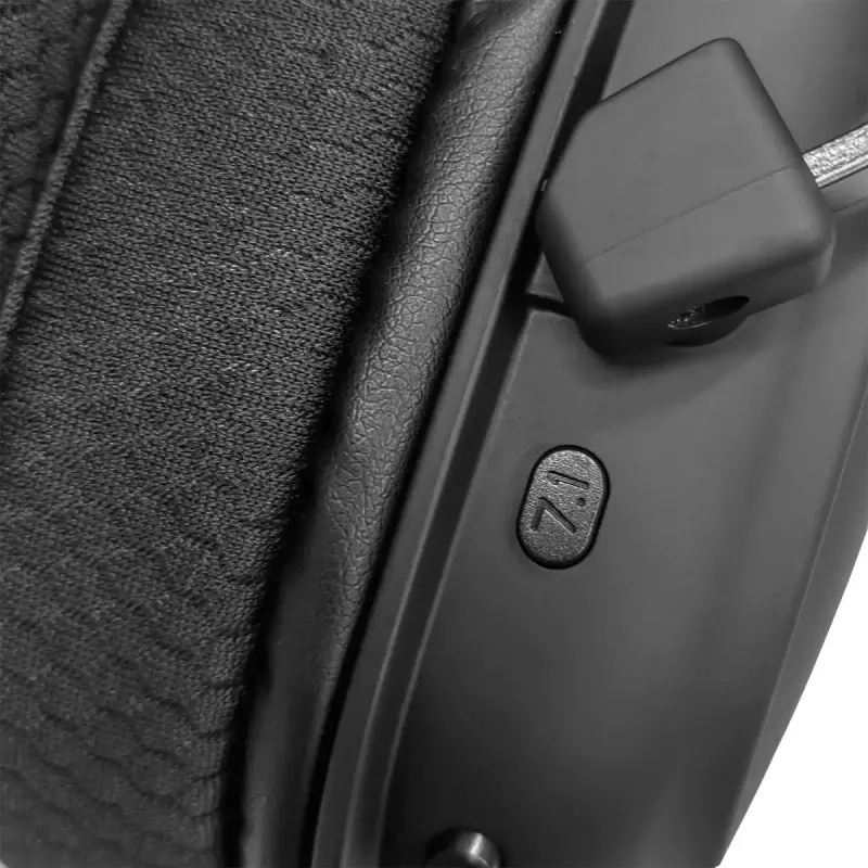 Laidinės Bluetooth ausinės ant ausų REDRAGON H510 Zeus Pro RGB — 20–20000 Hz, 1,8 m laidas, juodos