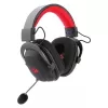 Laidinės Bluetooth ausinės ant ausų REDRAGON H510 Zeus Pro RGB — 20–20000 Hz, 1,8 m laidas, juodos