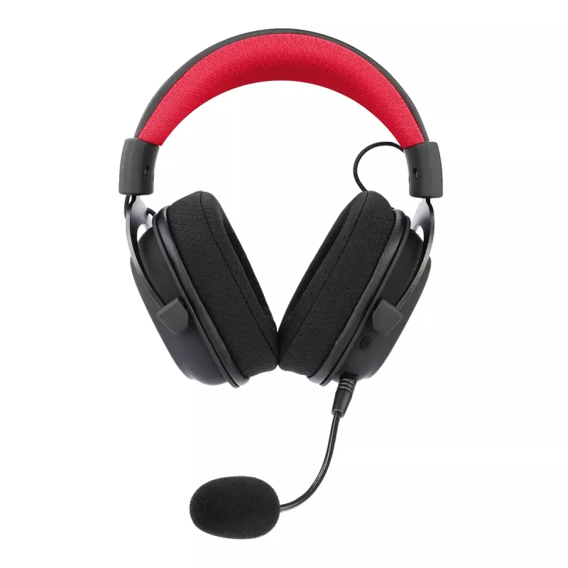 Laidinės Bluetooth ausinės ant ausų REDRAGON H510 Zeus Pro RGB — 20–20000 Hz, 1,8 m laidas, juodos