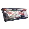Mechaninė klaviatūra REDRAGON K686AK-RGB-PRO — RF belaidė + USB, tamsiai mėlyna balta, 1,5 m laidas