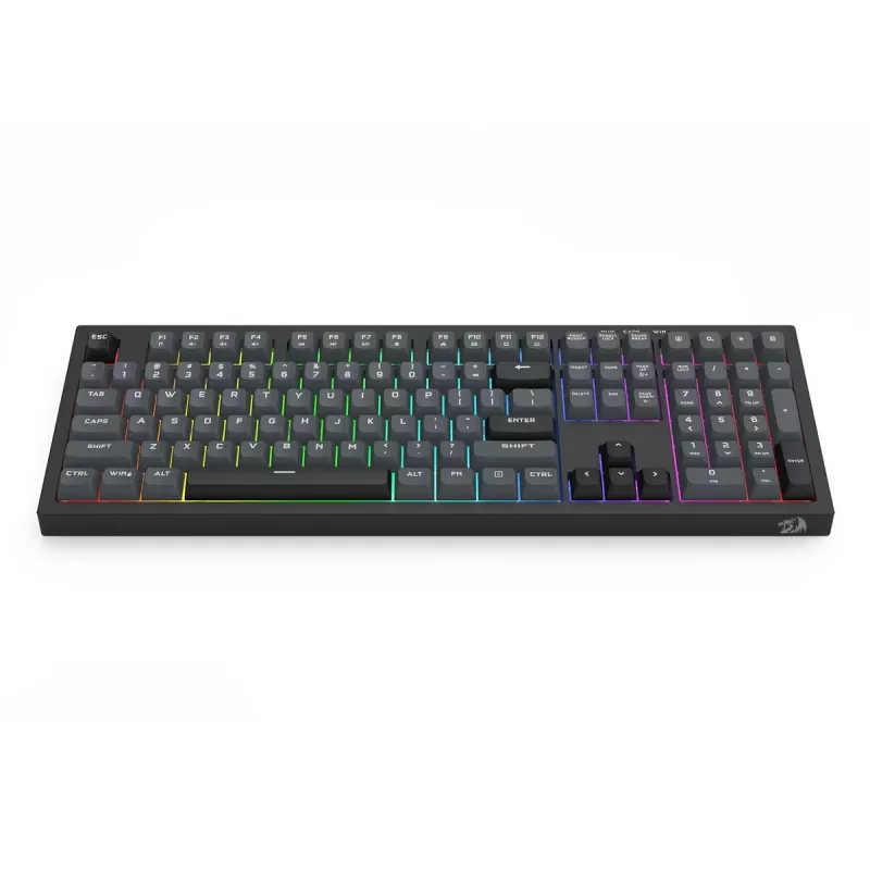 Klaviatūra REDRAGON K518-RGB-GB Crux laidinė USB juoda membraninė