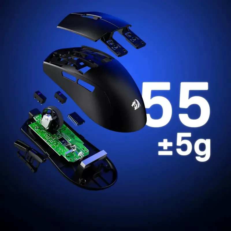 Pelė REDRAGON M918 K1NG PRO MAX RF belaidė Bluetooth USB Type-C