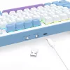 Mechaninė klaviatūra REDRAGON K707WBP-RGB-PRO laidinė USB mėlyna balta