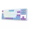 Mechaninė klaviatūra REDRAGON K707WBP-RGB-PRO laidinė USB mėlyna balta
