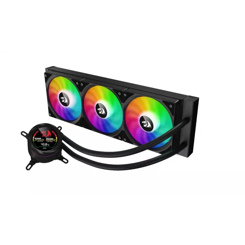 Kompiuterio aušinimo sistema REDRAGON CCW-1017 efektyvus oro srautas RGB apšvietimas