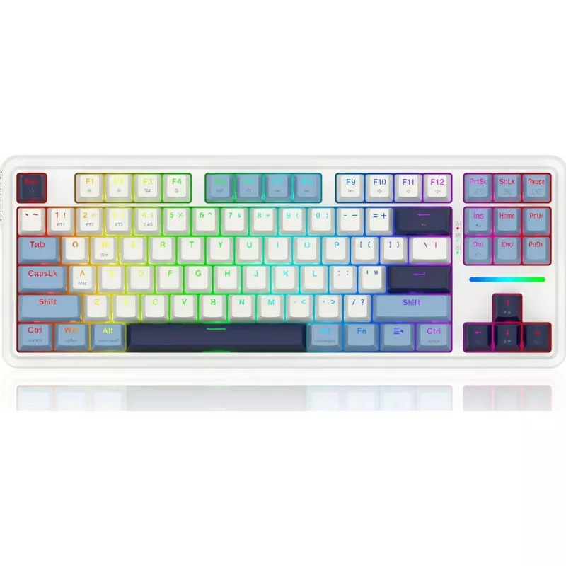 Mechaninė klaviatūra REDRAGON K728WBB-RGB-PRO RGB apšvietimas belaidė