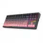 Mechaninė klaviatūra REDRAGON Antonium Pro K728SP-RGB-PRO — USB, RF belaidė, Bluetooth, juoda/rožinė