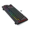 REDRAGON K516RGB-PRO SHIVA PRO 87 klaviatūra USB RF belaidė Bluetooth juoda