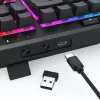 REDRAGON K516RGB-PRO SHIVA PRO 87 klaviatūra USB RF belaidė Bluetooth juoda