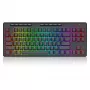REDRAGON K516RGB-PRO SHIVA PRO 87 klaviatūra USB RF belaidė Bluetooth juoda