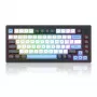 Klaviatūra REDRAGON K732WLB-RGB-PRO URANUS PRO — 65 % mechaninė, USB + RF belaidė + Bluetooth, QWERTY, angliški išdėstymai, 1,5 m laidas, juoda / balta
