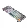 Mechaninė klaviatūra REDRAGON K652GG-RGB-PRO laidinė belaidė Bluetooth pilka