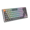 Mechaninė klaviatūra REDRAGON K652GG-RGB-PRO laidinė belaidė Bluetooth pilka