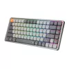 Mechaninė klaviatūra REDRAGON K652GG-RGB-PRO laidinė belaidė Bluetooth pilka