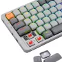 Mechaninė klaviatūra REDRAGON K652GG-RGB-PRO laidinė belaidė Bluetooth pilka