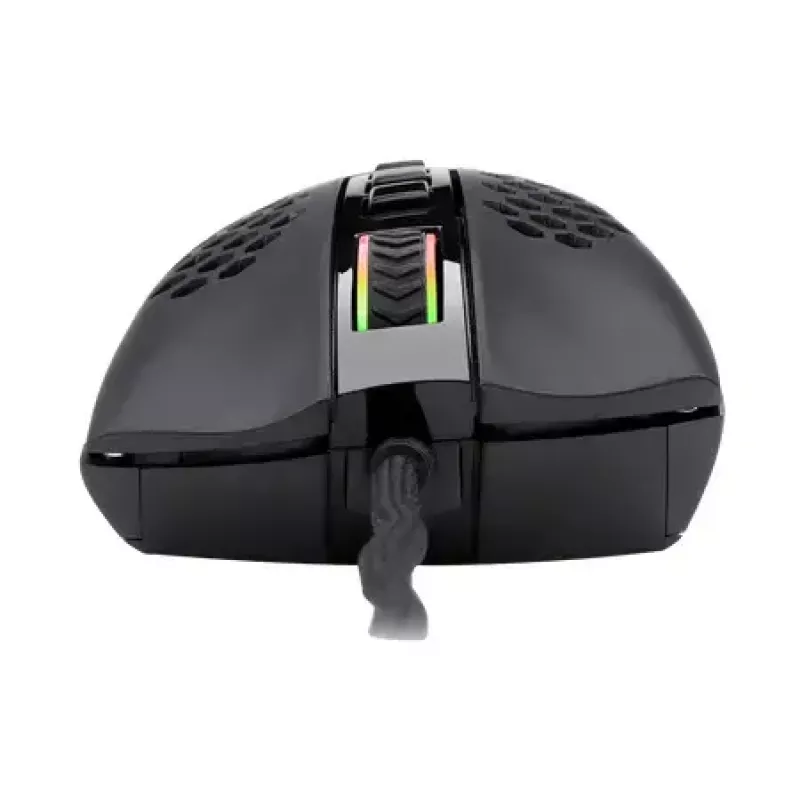 Laidinė žaidimų pelė REDRAGON M808-RGB Storm — USB Type-C, juoda, 85 g