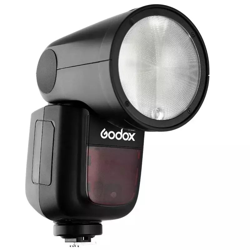 Kompaktiška blykstė Godox V1-C Juoda, įkrovimo laikas 1,5 s, 420 g